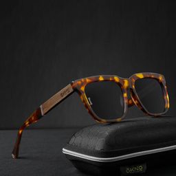 Eyewearlabs Unisex Square Sunglasses with UV Protected Lens OKKiwaSC2-54