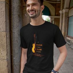 The Mad Riyazi Unisex Printed Extended Sleeves Pockets T-shirt-2