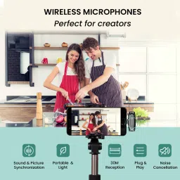portronics Black Type C Microphone image 4
