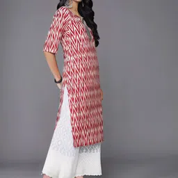 Anouk Rustic Selection Of 4 Checked Round Neck Straight Kurtas image 4