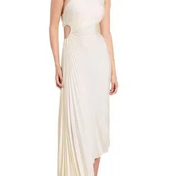 Alamode By Akanksha Women White Adelina Statement Summer Dress-image-63
