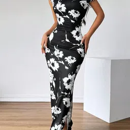 TANDUL Floral Print Maxi Dress-image-18