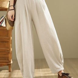 StyleCast x Revolte Women High-Rise Easy Wash Pleated Trousers-image-26