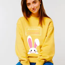 RAYACLOSET Women Printed Sweatshirt-picture-11