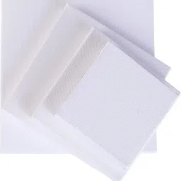4pc Primed Pre Stretched Canvas with Wooden Frame of 4x4, 5x5 , 6x6 and 8x8 Inch Cotton Medium Grain Pre Stretched Canvas (Set of 4)-picture-14