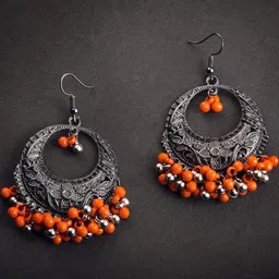 Creative Frogs Women Orange Earrings-45