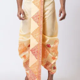Nakshi Men Handblock Printed Dhoti-picture-16