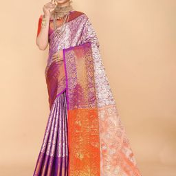JAY FASHION Floral Zari Kanjeevaram Saree-image-25