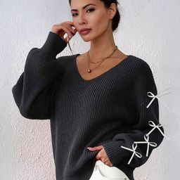 Blooming Tales Women Ribbed Pullover-picture-41