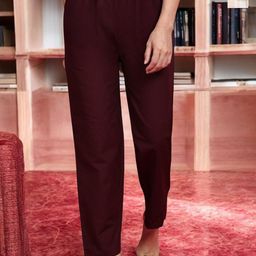 Kryptic Women Pack Of 2 Pure Cotton Mid-Rise Lounge Pants-image-79