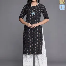 Anouk Rustic Women Pack Of 3 Ethnic Motifs Printed Crepe Kurta-image-44
