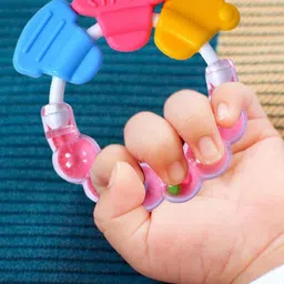 Joy Buzz Set Of 3 Silicone Food Feeder Nibbler & Rattle Teether image 3