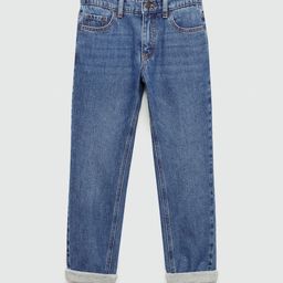 Mango Kids Boys Pure Cotton Light Fade Jeans-image-22