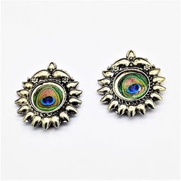 Yash Jewels Emporiums Silver-Plated Contemporary Oxidized Studs-image-7