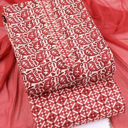 Sun Fashion And Lifestyle Printed Unstitched Dress Material-image-4