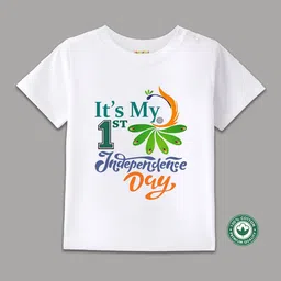 BLUSHES Kids Graphic Printed Round Neck Cotton T-shirt-31