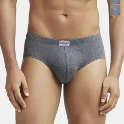 Jockey Pack Of 3 Ultrasoft Concealed Waistband Mid Rise Basic Briefs - 8035-0305-CHAML_XXL-picture-10