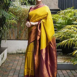 AMRUTKALA SAREES Woven Design Zari Banarasi Saree-picture-58