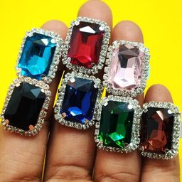 DIVYANSHI COLLECTION Pack Of 7 Brass Gold Silver Plated Ring-image-61