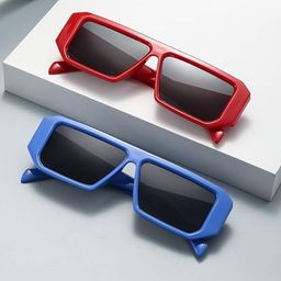 AUGEN Unisex Pack of 2 Rectangle Sunglasses with UV Protected Lens VI-SG-187-C4-image-132