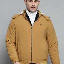 Monte Carlo Men Hooded Solid Casual Padded Jacket-image-81