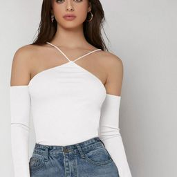 Stylecast X Slyck Off-Shoulder Fitted Top-image-25