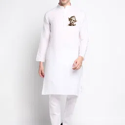 PulseIQ Men Regular Kurta with Pyjamas-picture-14