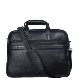 Calvadoss Women Textured Leather Laptop Bag-35