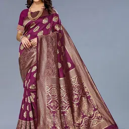 Moda Rapido Embellished Pure Silk Banarasi Saree-41
