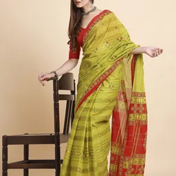 RATAN Woven Design Pure Cotton Saree-picture-3