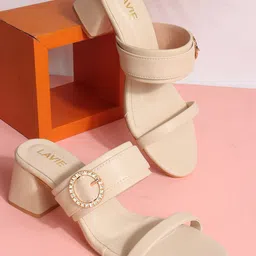 Lavie Colourblocked PU Platform Sandals-image-39