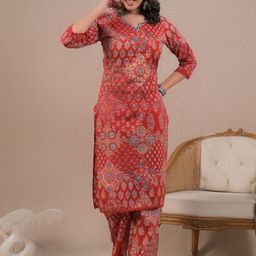 Readiprint Women Floral Printed Cotton Kurta with Palazzo-image-31