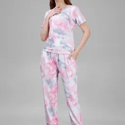 Vegles Dyed Round Neck T-Shirt With Joggers-picture-19