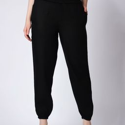 Moms Maternity Women Relaxed Straight Leg High-Rise Easy Wash Maternity Trousers-image-90