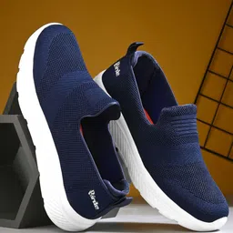 BIRDE Men Colourblocked Slip-On Sneakers-image-77