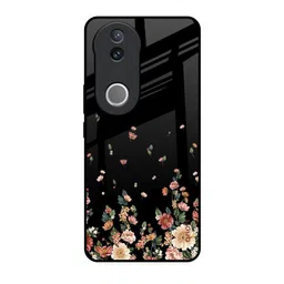 QRIOH Floral Printed Vivo V50 5G Back Case Mobile Accessories-image-33