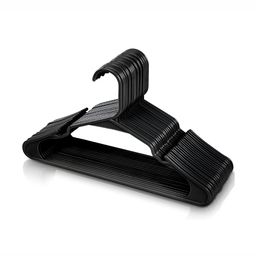 Go Hooked 11 Pieces Black Wardrobe Clothes Hanger-13