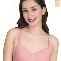 Liigne Pack Of 2 Non Padded Non-Wired Full Coverage Bra-12