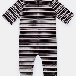 Piccolo Piglet Unisex Kids Striped Basic Jumpsuit-3