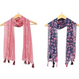 StoleVilla Floral Chiffon Stoles-image-95