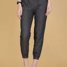 V-Mart Women Jogger Mid-Rise Jeans-picture-4