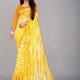 limtd Colourblocked Block Print Saree-picture-35