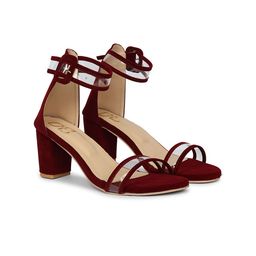 dbcooper Velvet Party Block Sandals-43