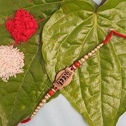 YOUSTYLO 2-Pcs Rakhi With Roli Chawal & Card-image-18