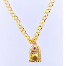 RAVIOUR LIFESTYLE Unisex Gold Pendant-picture-25