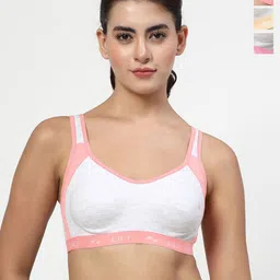 LILYPack Of 3 Colourblocked Full Coverage Workout Bra-picture-47