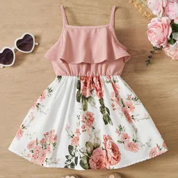 Kidotsav Floral Print Fit & Flare Dress-picture-13
