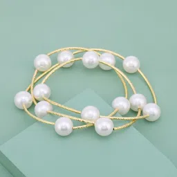 Kushal's Fashion Jewellery Women Gold-Plated Link Bracelet-34