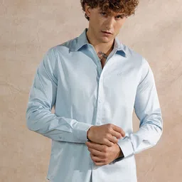 WROGN Spread Collar Comfort Slim Fit Shirt-image-7