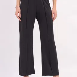 CORSICA Women Relaxed Loose Fit High-Rise Easy Wash Pleated Trousers-picture-3
